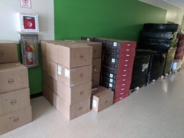 New computer equipment arriving almost daily