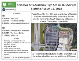 New Bus Route for 7-12 Students
