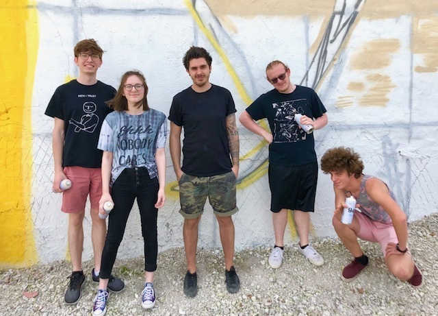 AAA Students Assist International Artist with Mural