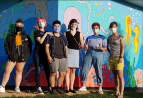 Art Students Mural Makes a Big SPLASH in Pea Ridge!