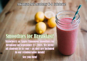 Smoothies for Breakfast - September 27th