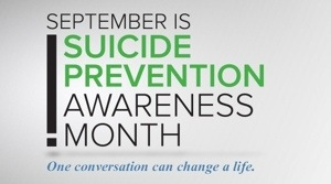 Suicide Prevention Awareness Activities for Sept 9th-14th